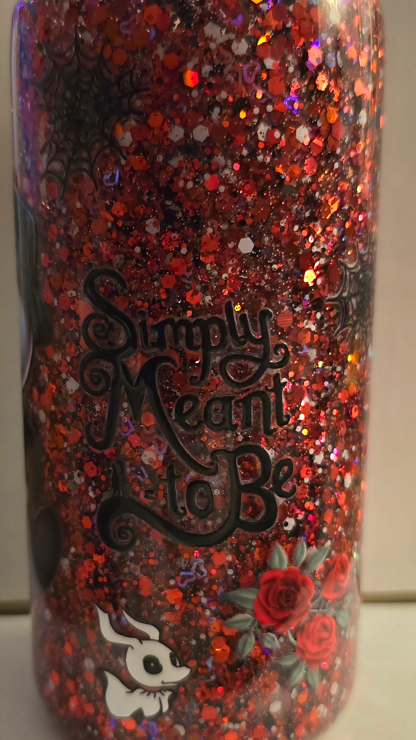 Vday snowglobe suspended 20 oz tumbler premade